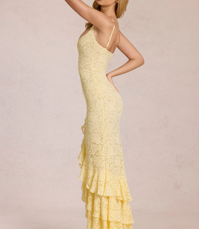 Vestido maxi fluido de verano con escote en V para invitada de boda mujer