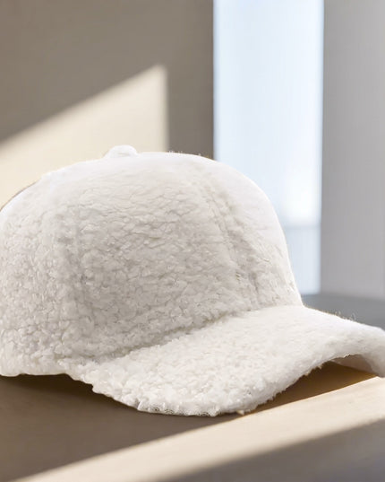 Women's Teddy Baseball Cap with Curved Peak