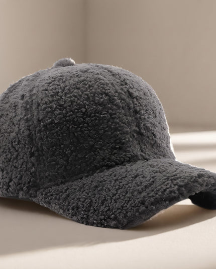 Women's Teddy Baseball Cap with Curved Peak