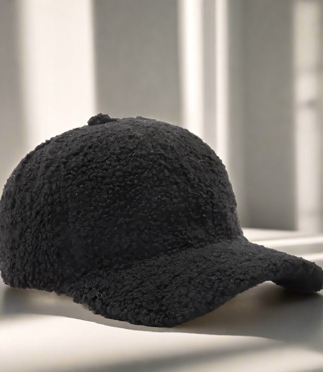 Women's Teddy Baseball Cap with Curved Peak