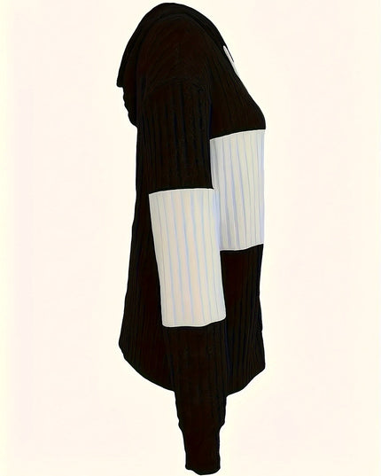 Tamara | Textured Hooded Zip Jacket