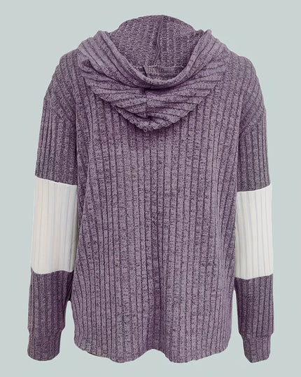 Tamara | Textured Hooded Zip Jacket