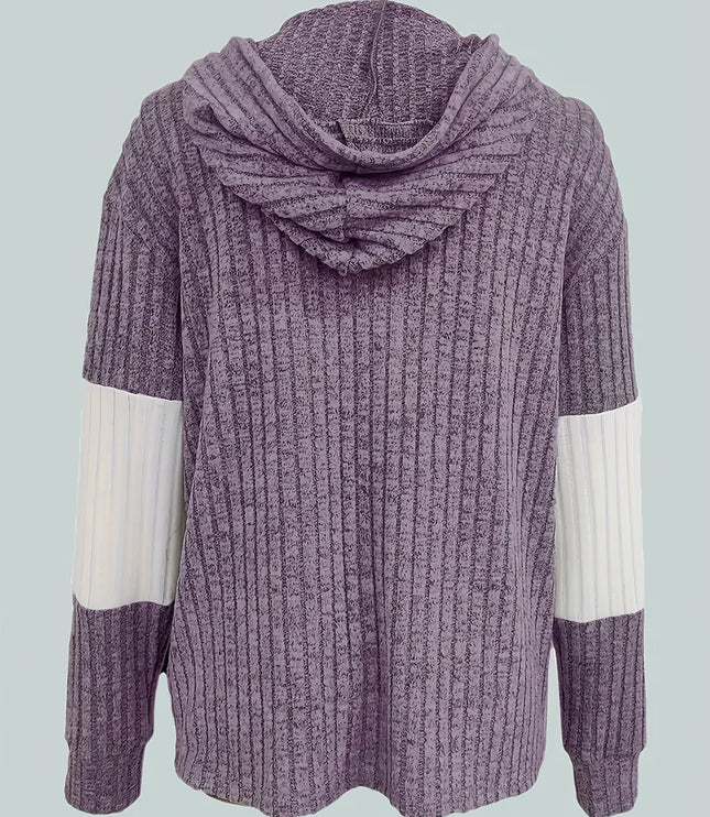 Tamara | Textured Hooded Zip Jacket