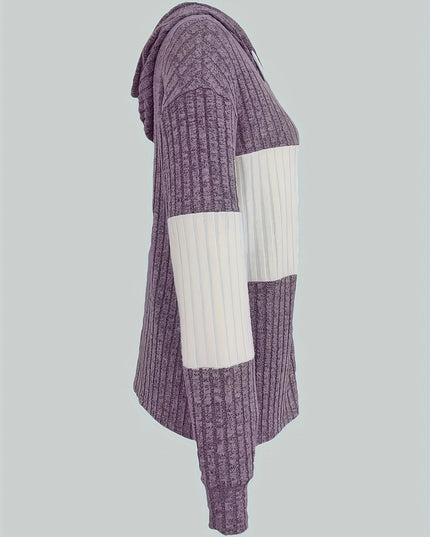Tamara | Textured Hooded Zip Jacket