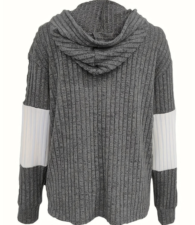Tamara | Textured Hooded Zip Jacket