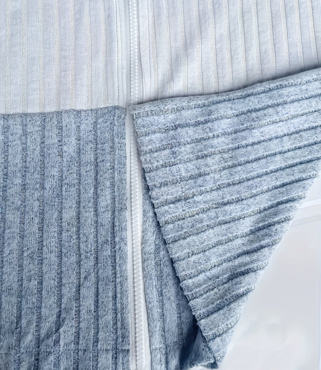 Tamara | Textured Hooded Zip Jacket