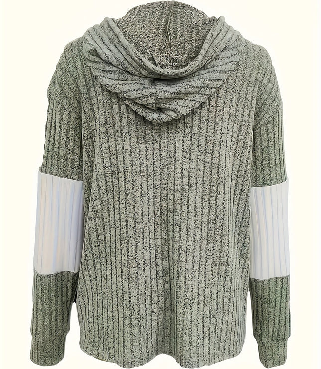 Tamara | Textured Hooded Zip Jacket