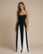 Black/white / UK 6 (XS)