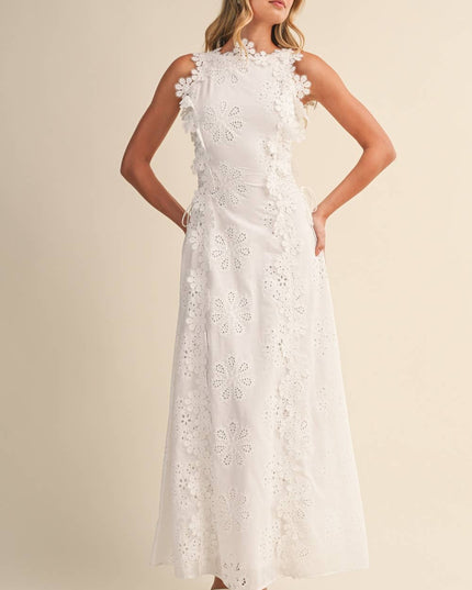 Vestido maxi fluido de verano con cuello halter para invitada de boda mujer
