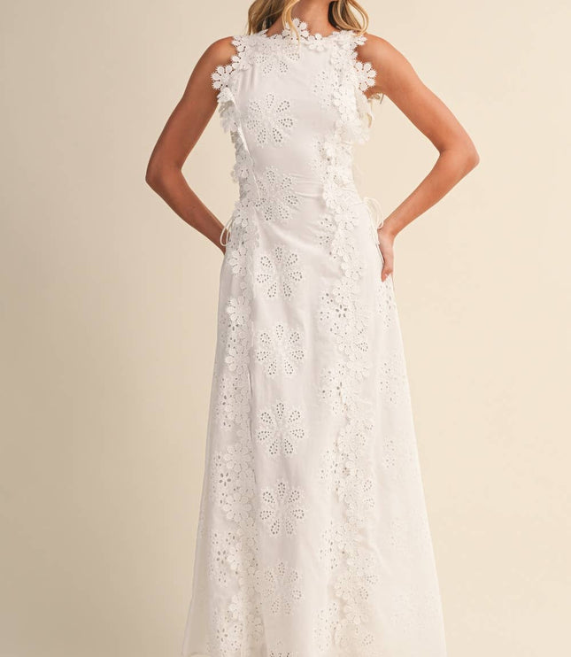 Vestido maxi fluido de verano con cuello halter para invitada de boda mujer