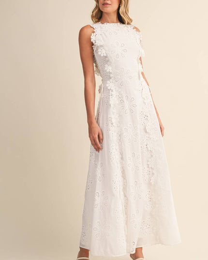Vestido maxi fluido de verano con cuello halter para invitada de boda mujer