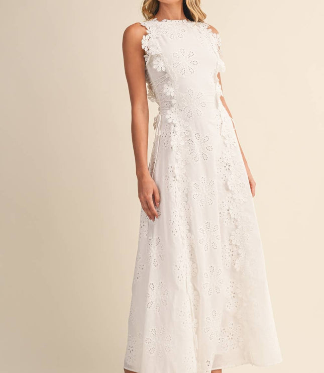 Vestido maxi fluido de verano con cuello halter para invitada de boda mujer