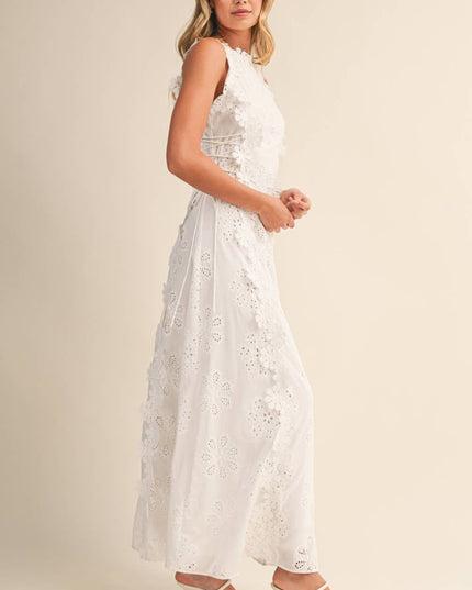 Vestido maxi fluido de verano con cuello halter para invitada de boda mujer
