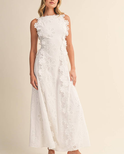 Vestido maxi fluido de verano con cuello halter para invitada de boda mujer