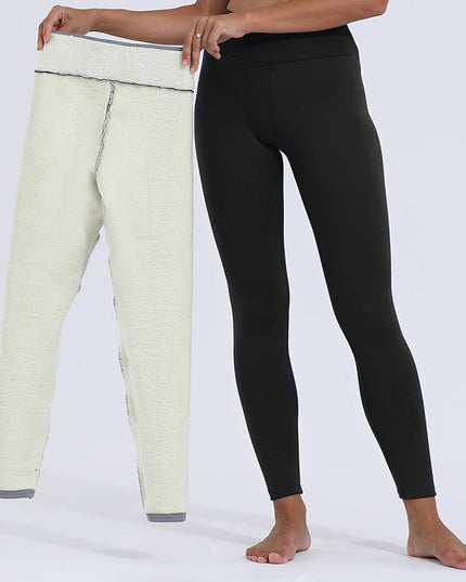 Women's Winter Leggings with Teddy Lining and Wide Waistband
