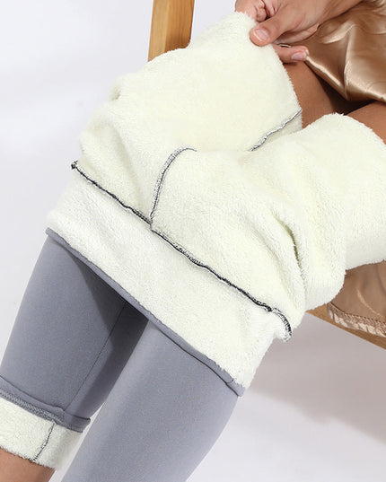Women's Winter Leggings with Teddy Lining and Wide Waistband
