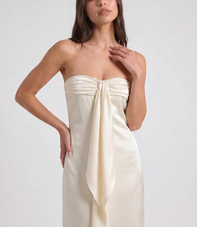 Vestido maxi floral amarillo de verano para invitada de boda mujer